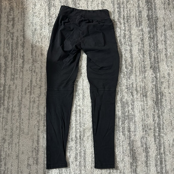 Dark gray biker style leggings - Picture 4 of 4